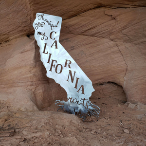 A photograph of a California Roots by the metal art manufacturer Kraken Design Co.